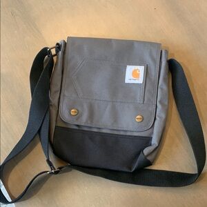 Carhartt Men's Gray and Black Crossbody Bag